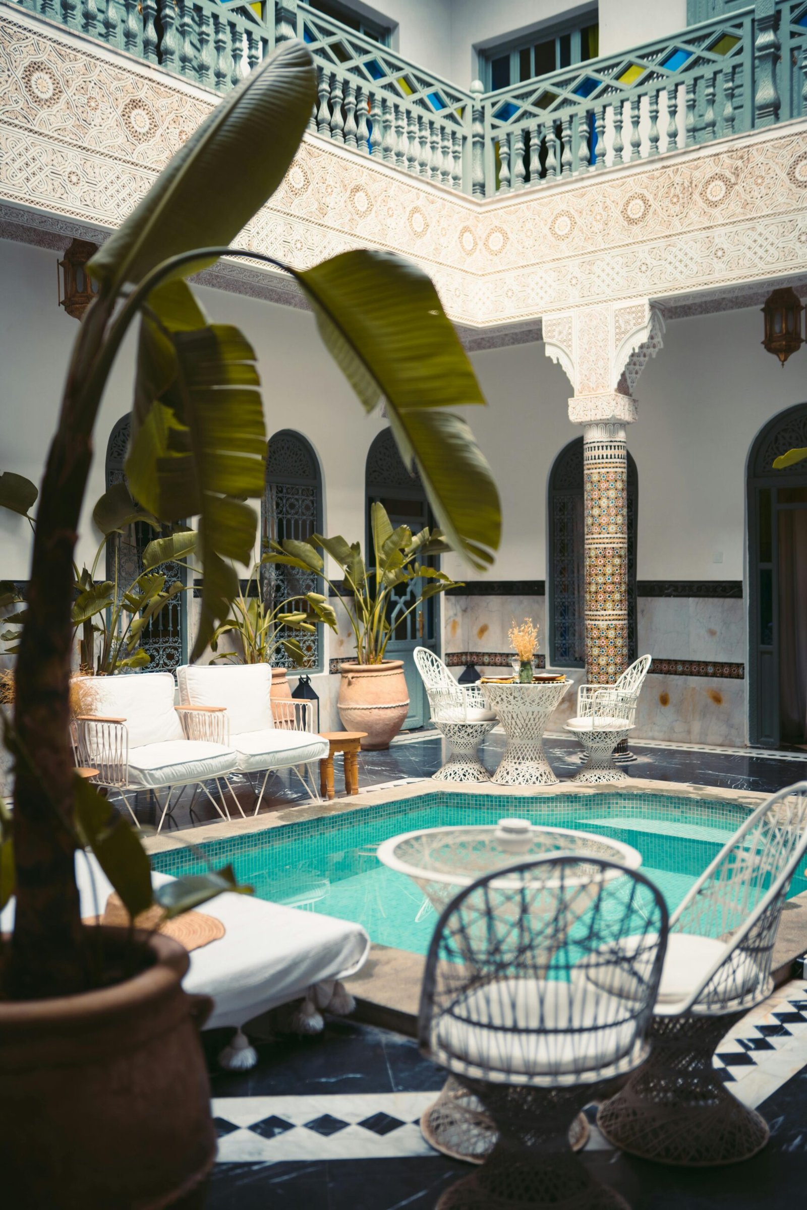 Riad avec piscine à Marrakech – gestion et conciergerie location courte durée