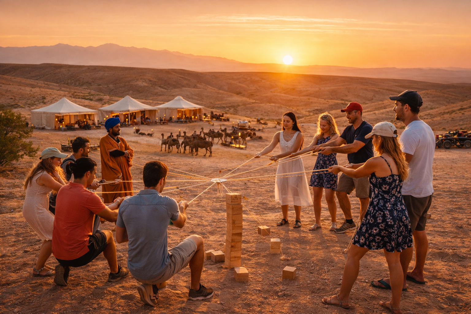 excursion agafay groupe marrakech desert