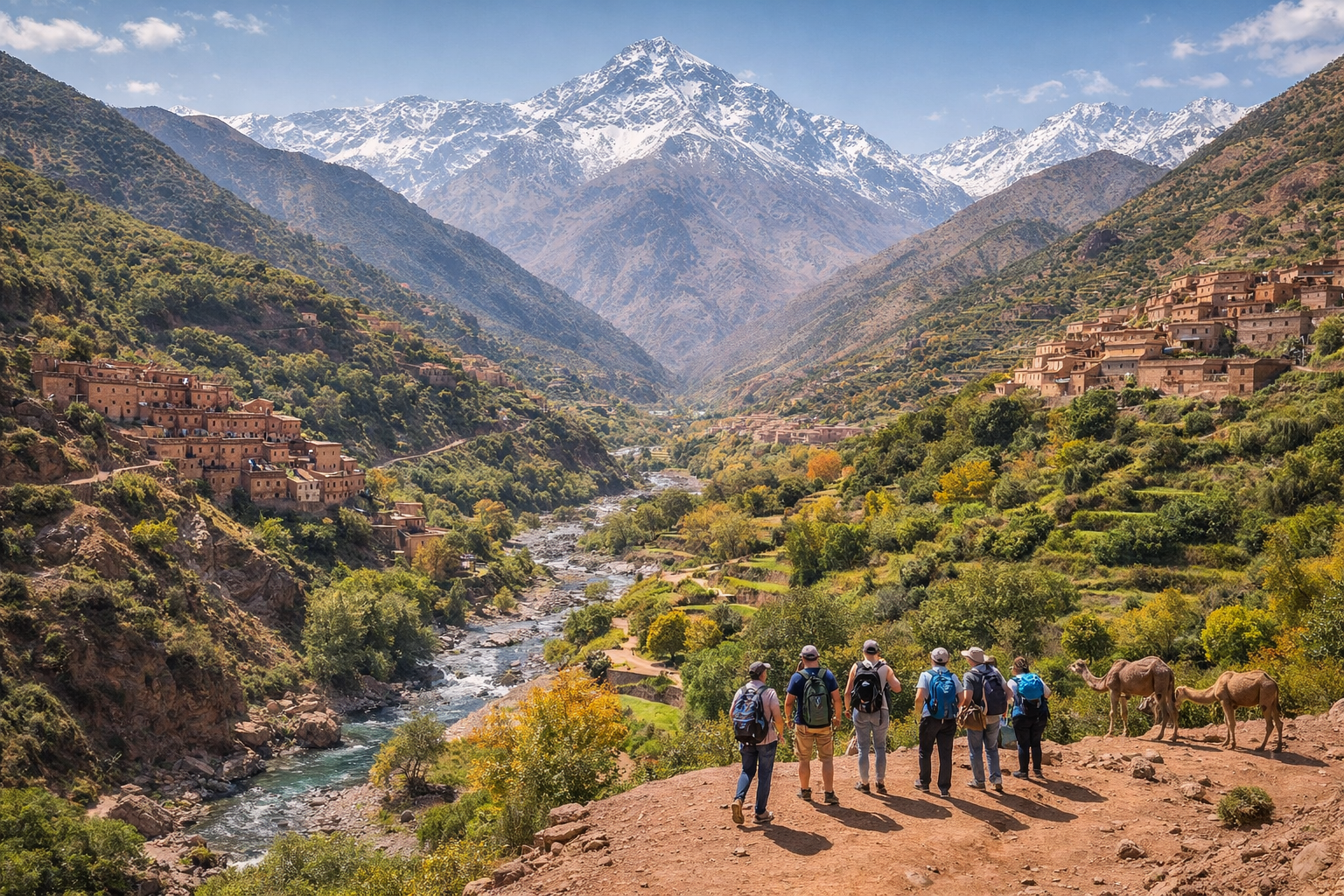 excursion atlas depuis marrakech montagnes villages berberes