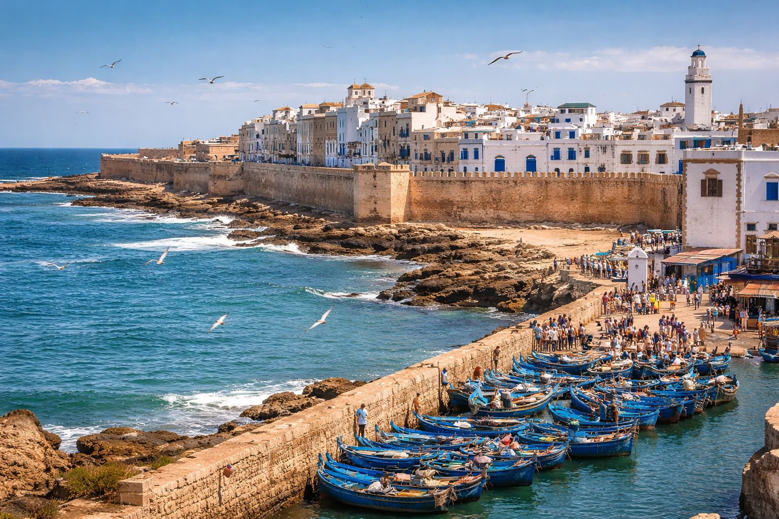 excursion essaouira depuis marrakech medina ocean