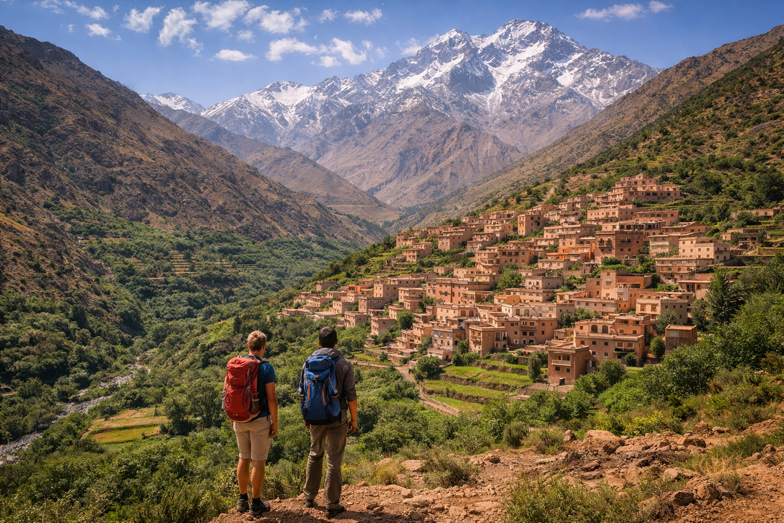 excursion imlil toubkal depuis marrakech village atlas maroc