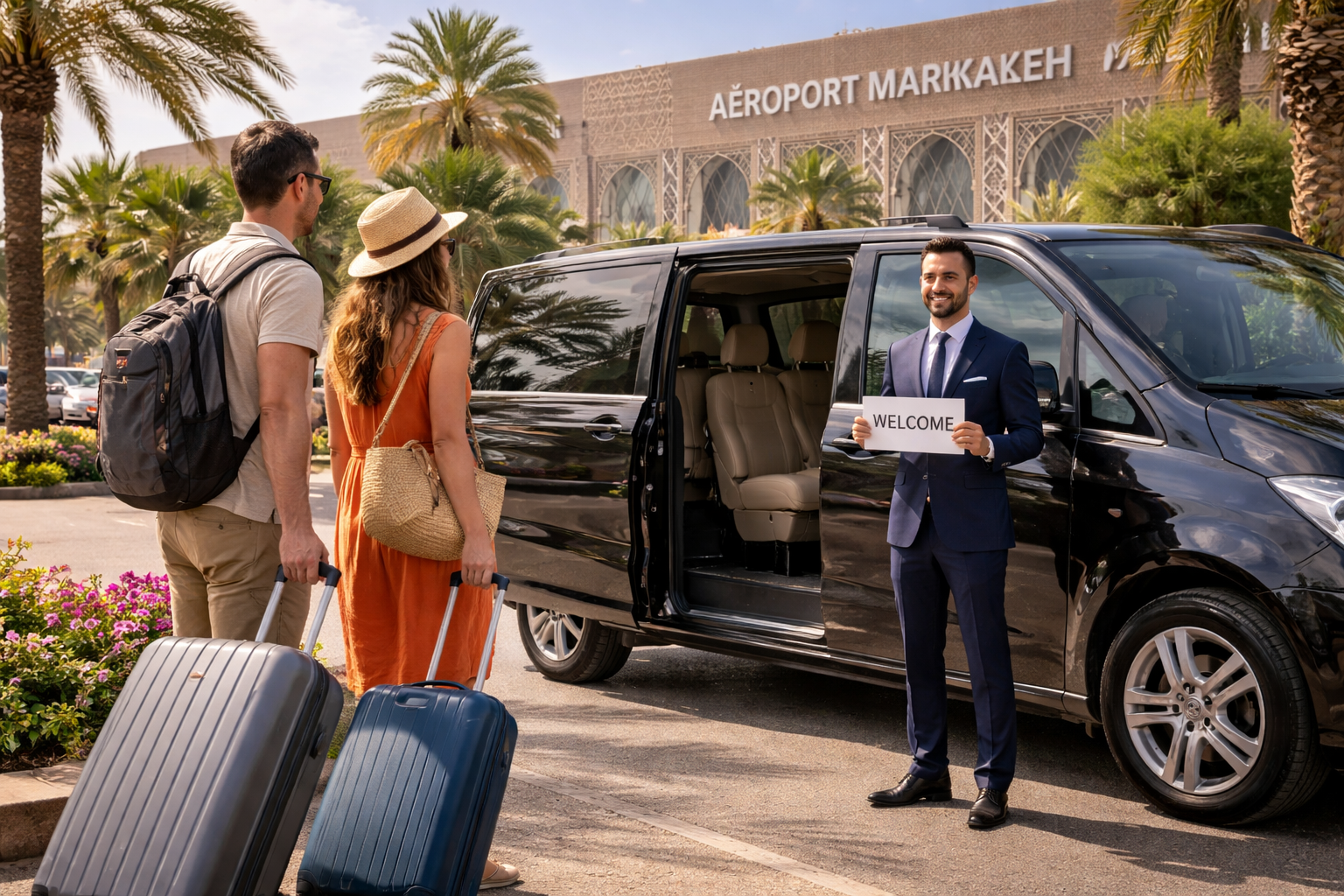 transfert aeroport marrakech chauffeur prive transport